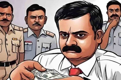 GST Officer Caught Red-Handed Accepting Bribe in Srikakulam District