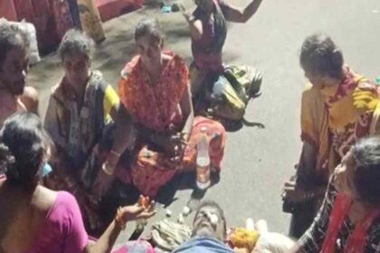 Gangavaram port protest Visakhapatnam dead body Gangavaram village
